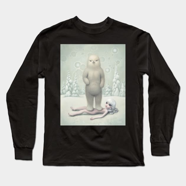 abominable - Mark Ryden Long Sleeve T-Shirt by Kollagio